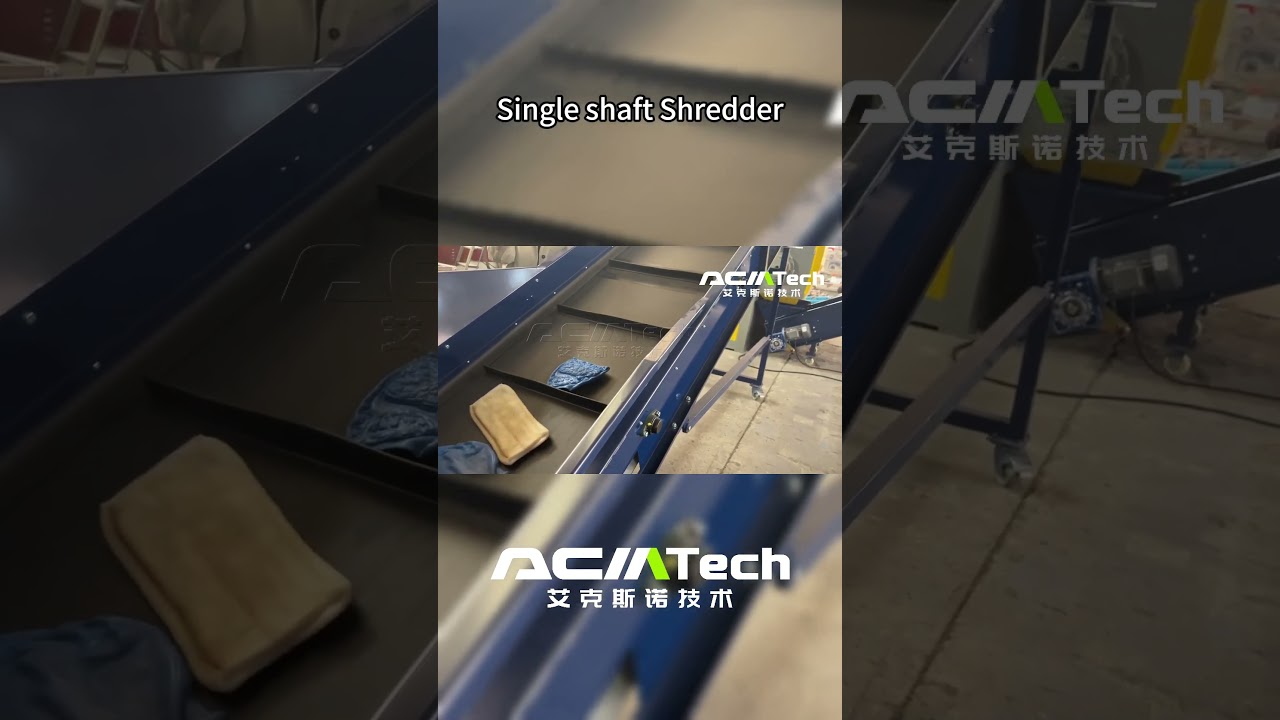 Acmtech Plastic Single Shaft Shredder