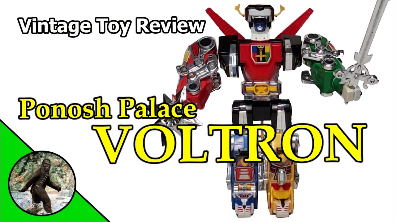 Voltron 80's action figures and vehicles playset- Panosh Palace - REVIEW