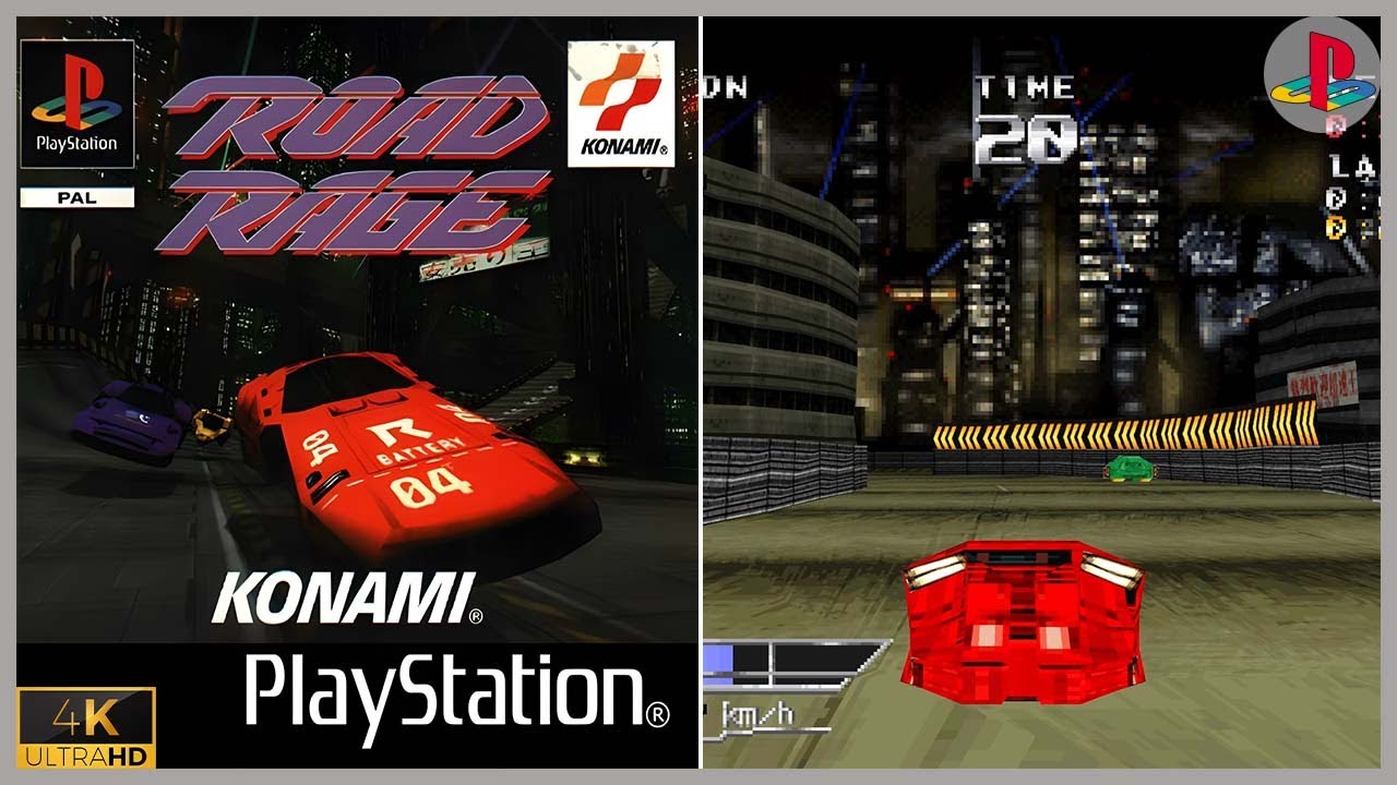 Первый взгляд на PS1 [151] | Road Rage (EU) (1996) | 4K 2160p