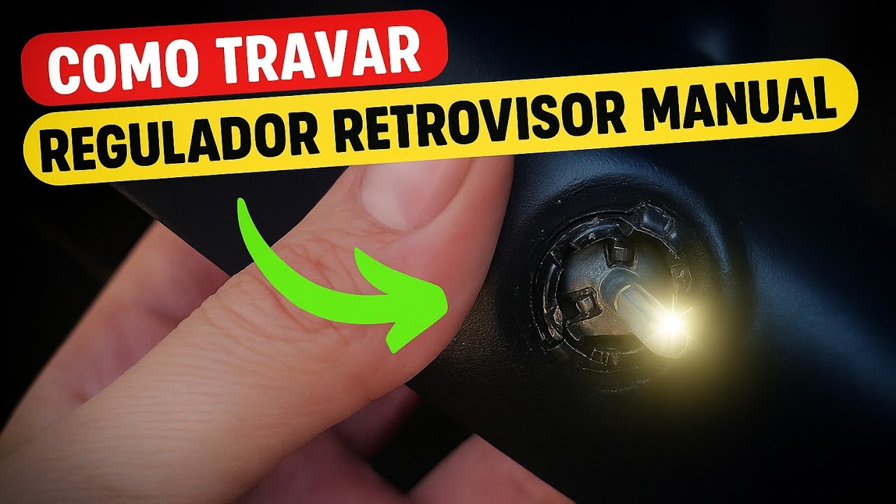 Como Travar Encaixe do Regulador do Retrovisor Manual do Fiesta Rocam!
