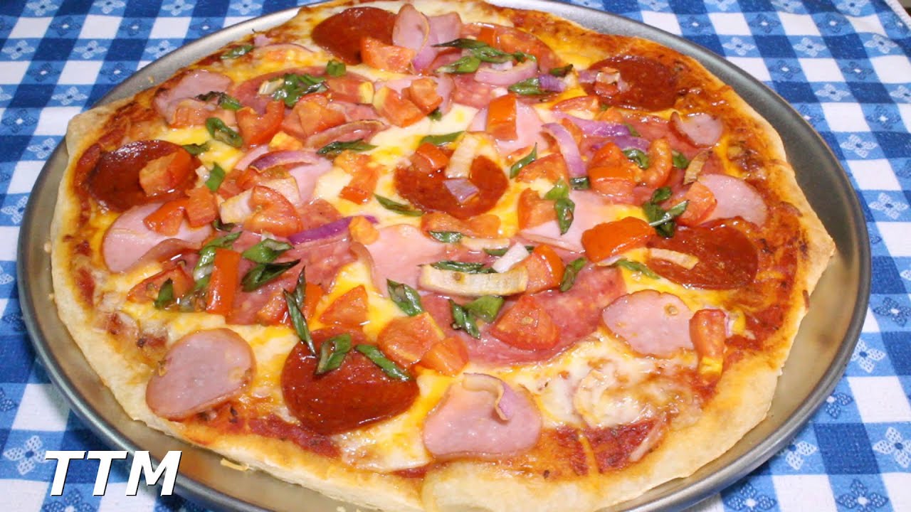 How to Make a Good Pizza with Pizza Crust Dough in a Can~Toaster Oven Pizza