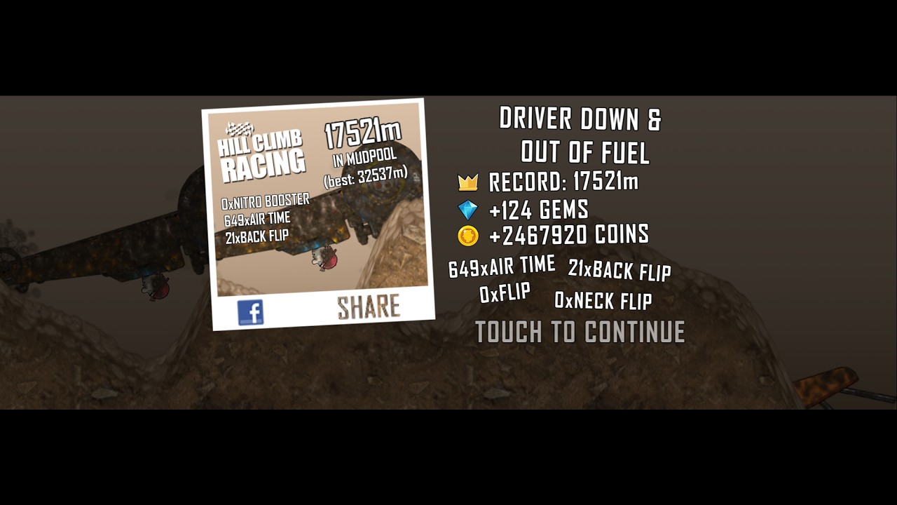Hill Climb Racing Dragster + Mudpool 17521 WR