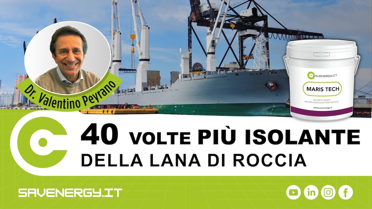 Questa soluzione con NANOTECNOLOGIA ISOLA 40 VOLTE PIÙ della Lana di Roccia | applicazione Nautica