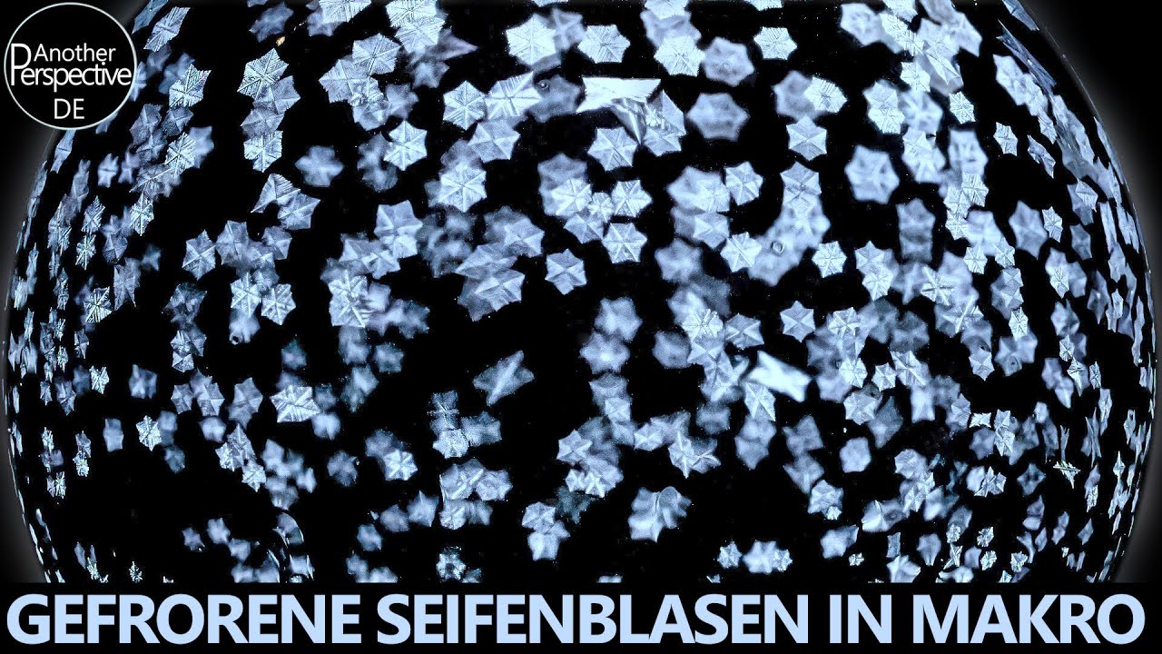 Gefrorene Seifenblasen | Fotografie und Filmaufnahmen bei -20°C | Kurzfilm in Makro