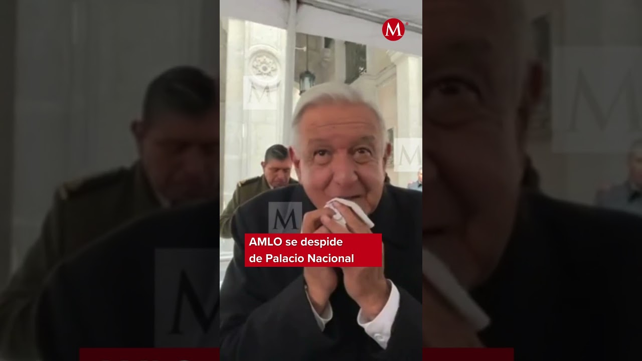 AMLO termina su mudanza y se despide de Palacio Nacional #milenioshorts