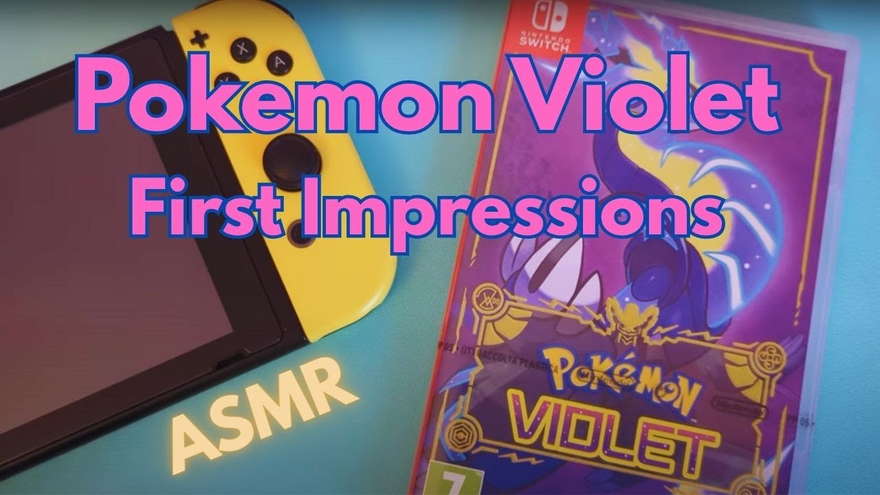 ASMR Playing Pokemon Violet for the First Time!