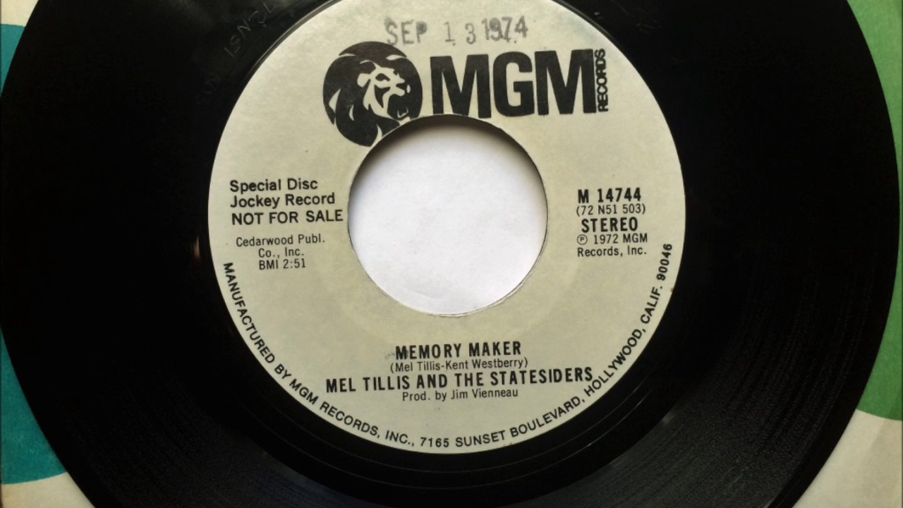Memory Maker , Mel Tillis , 1974