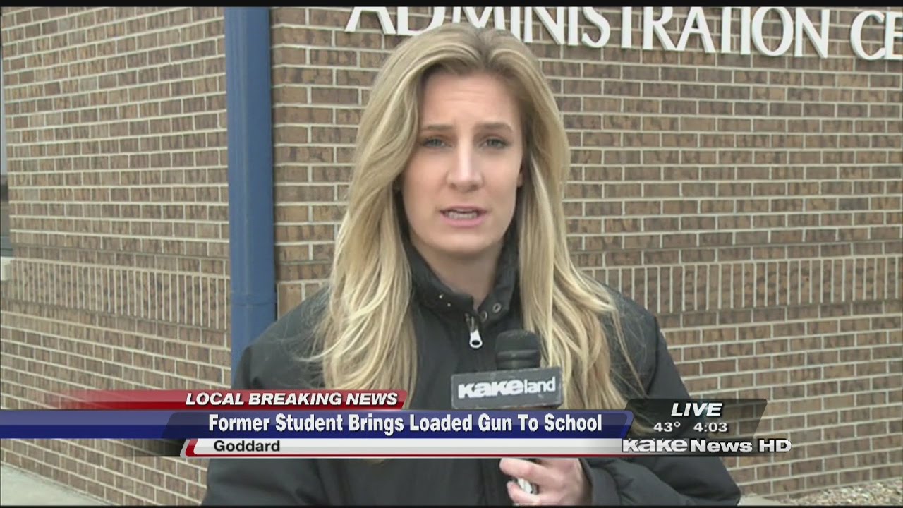 Man with loaded gun arrested at Goddard High School