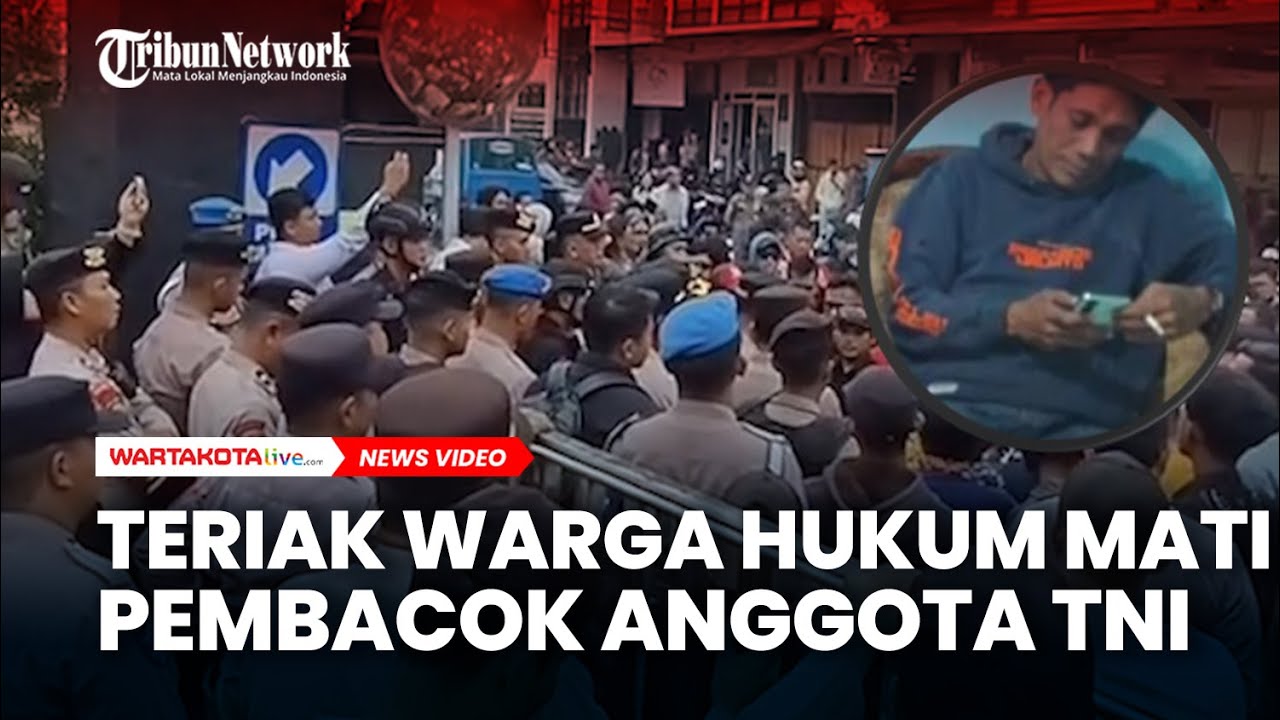 Warga Sijambu Kertek Geruduk Mapolres Wonosobo Tuntut Hukuman Mati Pembac0k Anggota TNI