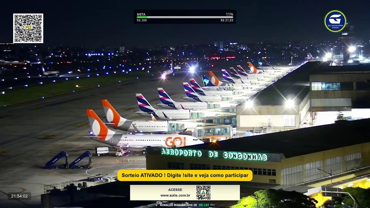 SBSP LIVE #2 - Aeroporto de São Paulo AO VIVO - CGH Airport - 16/02 Manhã