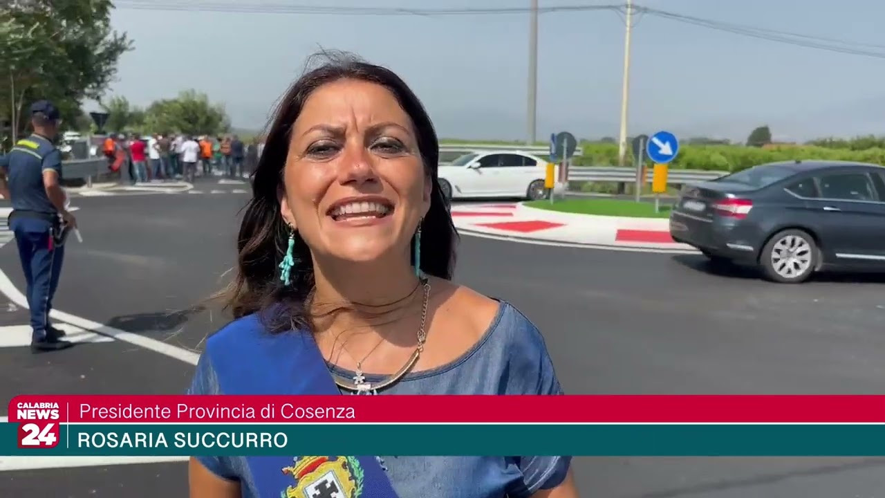 Nuova rotatoria a Thurio, più sicurezza sulla viabilità di Corigliano-Rossano
