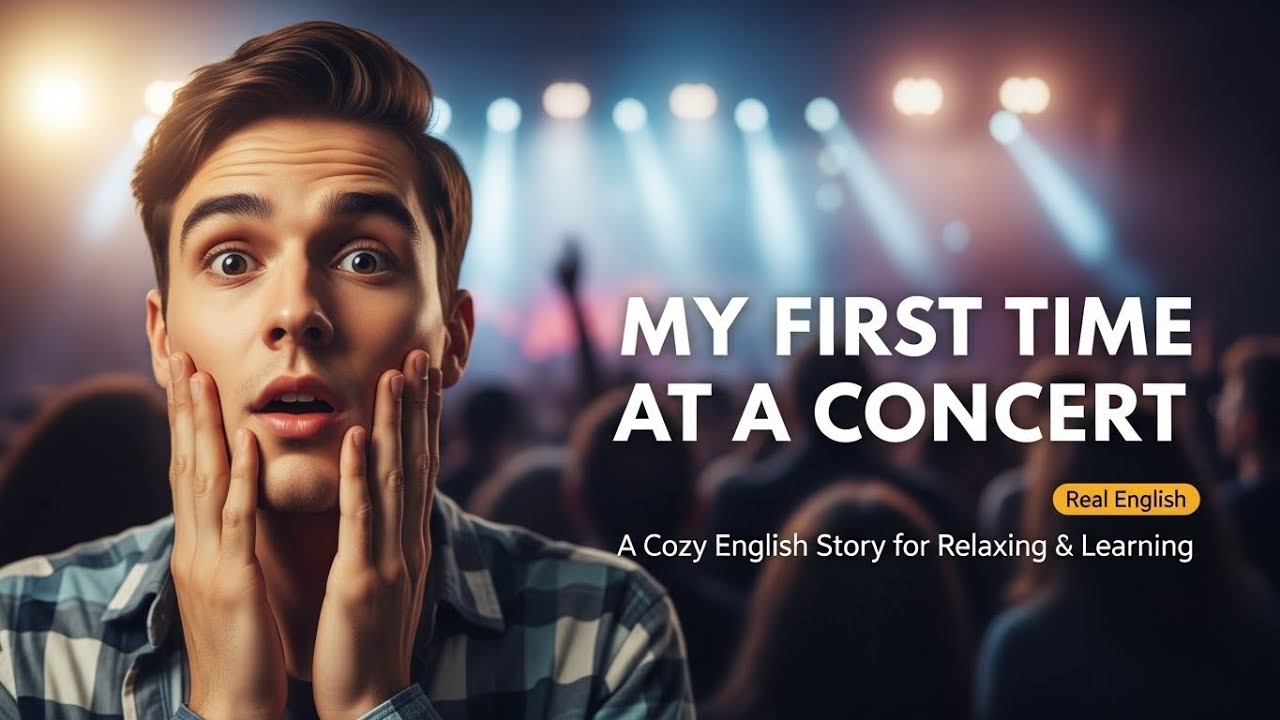 ✨ My First Time at a Concert — A Cozy English Story for Relaxing & Learning