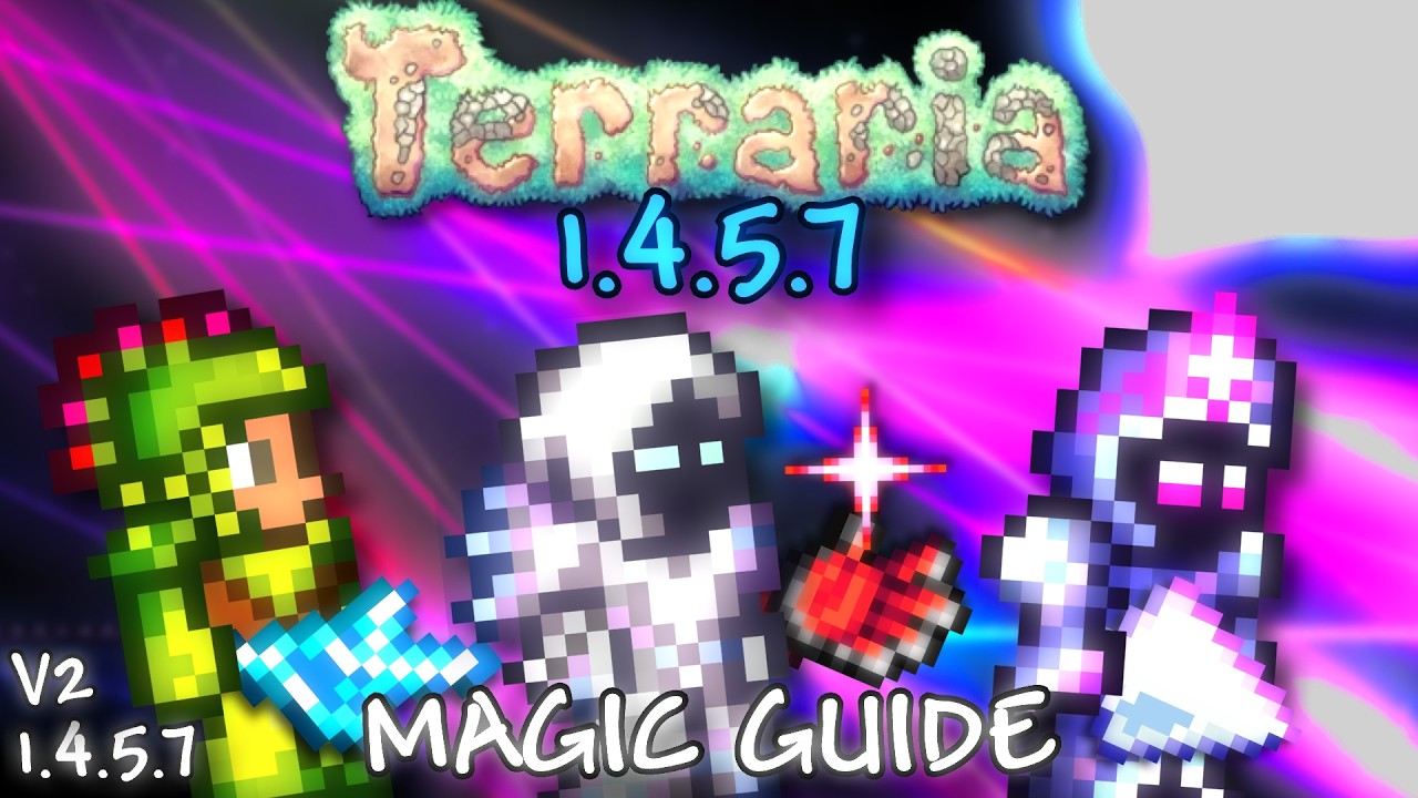 1.4.5.7 Terraria MAGE Class Progression Setups Guide