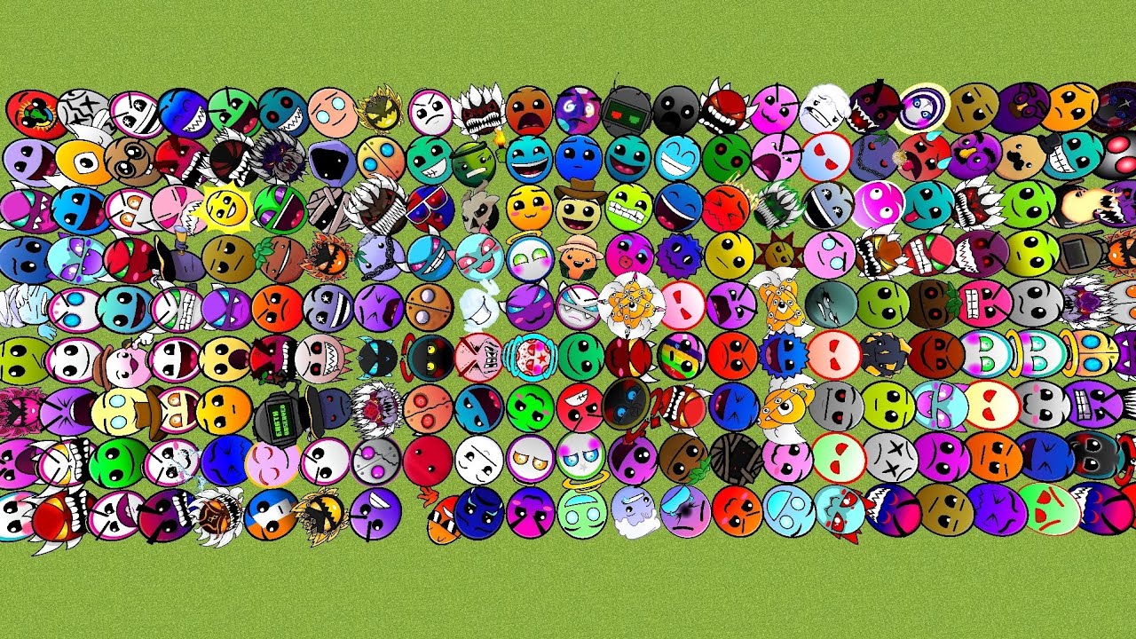 Custom Lobotomy Dash Nextbots Addon In Minecraft PE | Geometry Dash Difficulty Faces Mod In MCPE
