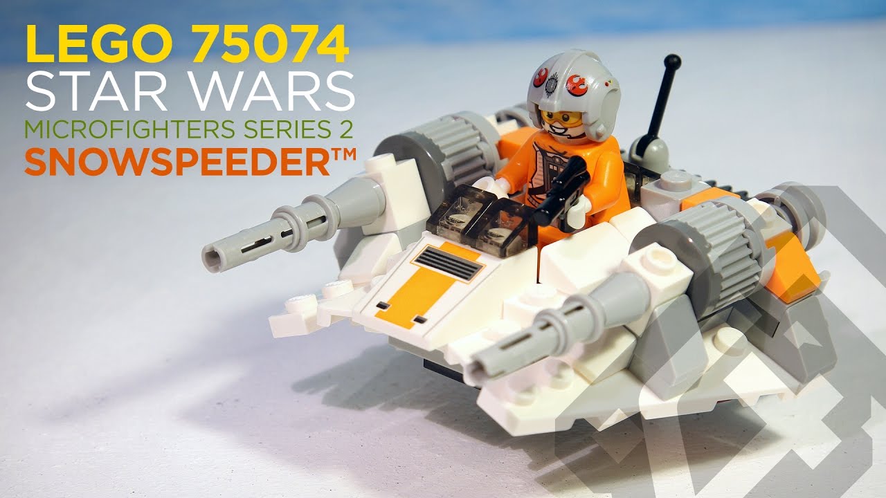 LEGO Star Wars 75074 - Snowspeeder [Microfighters Series 2] - Stop Motion