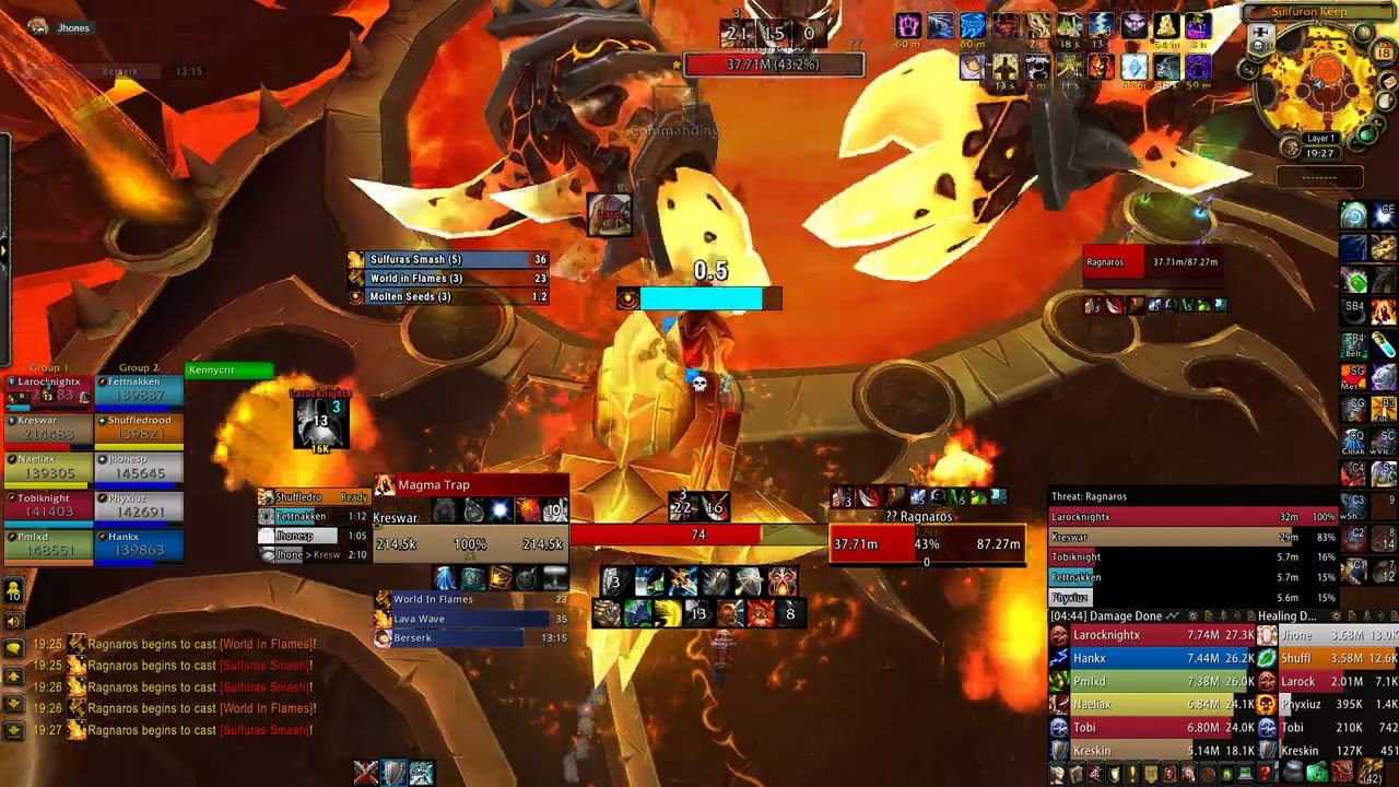 Ragnaros 10 Heroic (Prot Warrior)