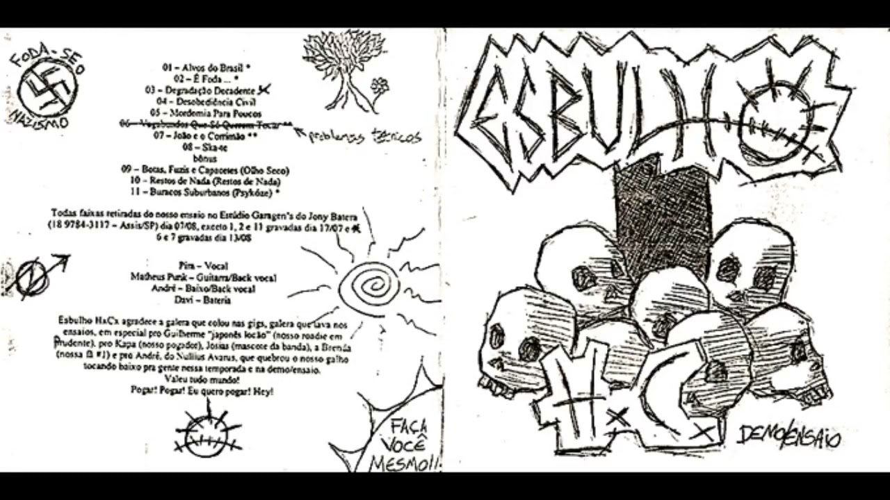 Esbulho HxCx - Demo/Ensaio | cdr demo - 2009