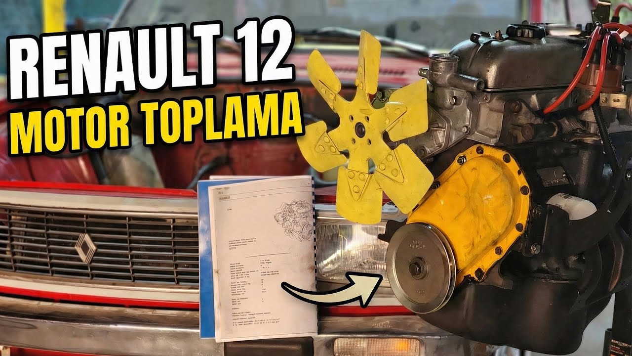 Renault 12 Cleon 810 serisi Motor Toplanması ve Y&uuml;kseltme İşlemi