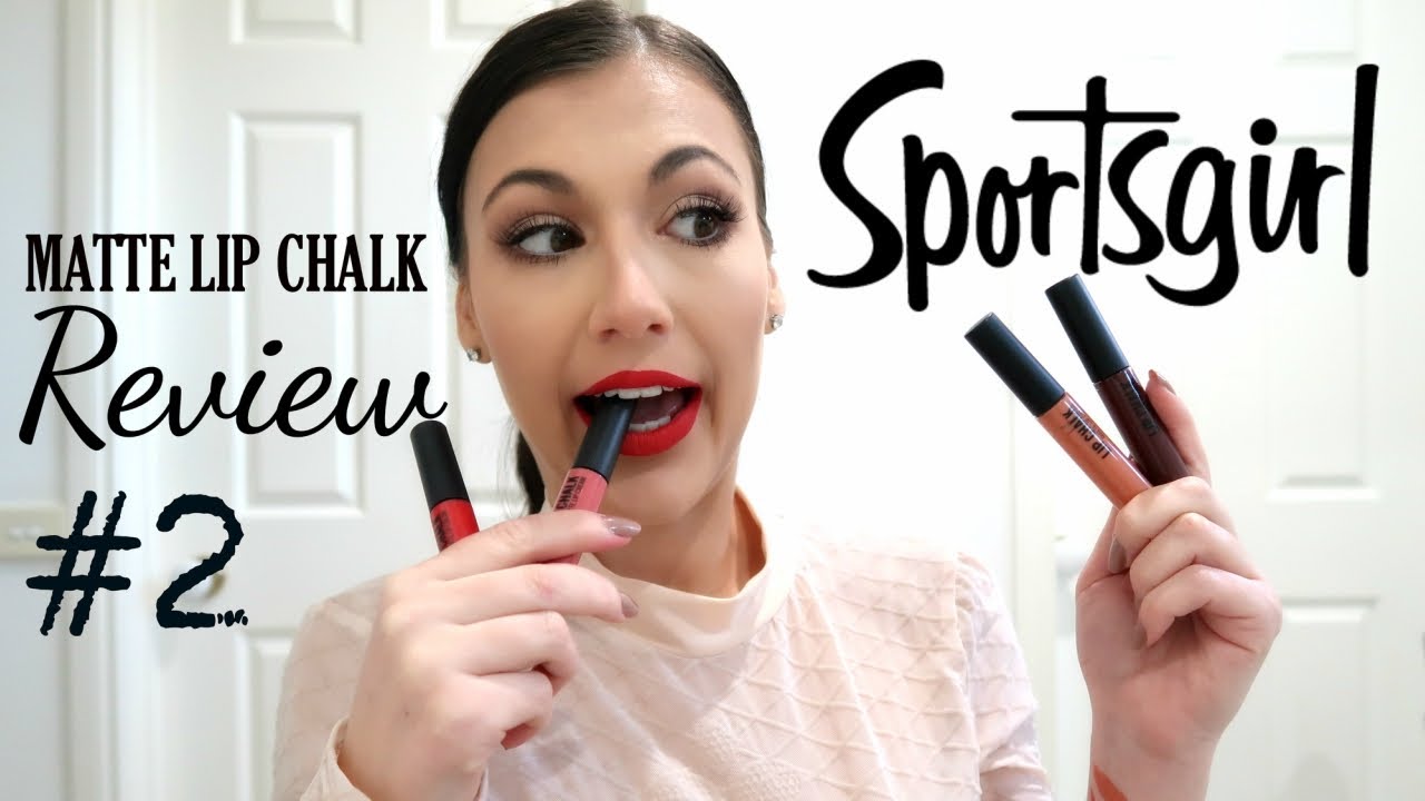 Обзор матового карандаша для губ Sportsgirl Matte Lip Chalk 2
