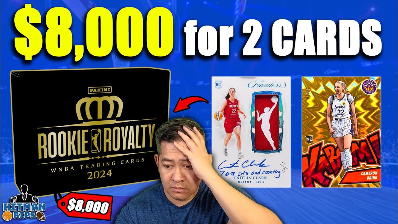 $8,000 FOR 2 CARDS! 2024 WNBA Rookie Royalty - Caitlin Clark's ONLY TRUE HIGH END RPA's!