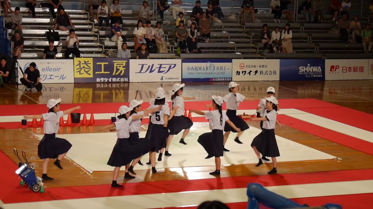 【神辺旭】2018 第11回書道パフォーマンス甲子園　紫舟賞　開催場所　愛媛県　四国中央市