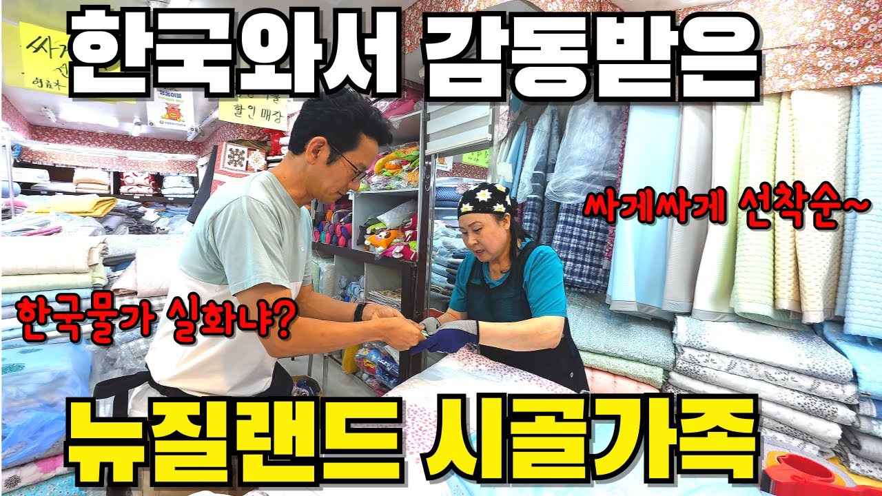 한국 감성 폭발 🇰🇷 전통시장+궁궐 투어+돈까스 먹방 | 교민 가족 브이로그