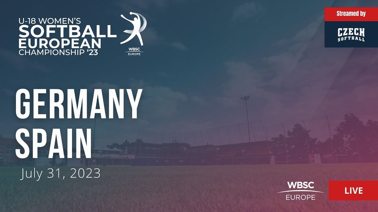 15 U-18 Women's Softball European Championship: Germany VS Spain