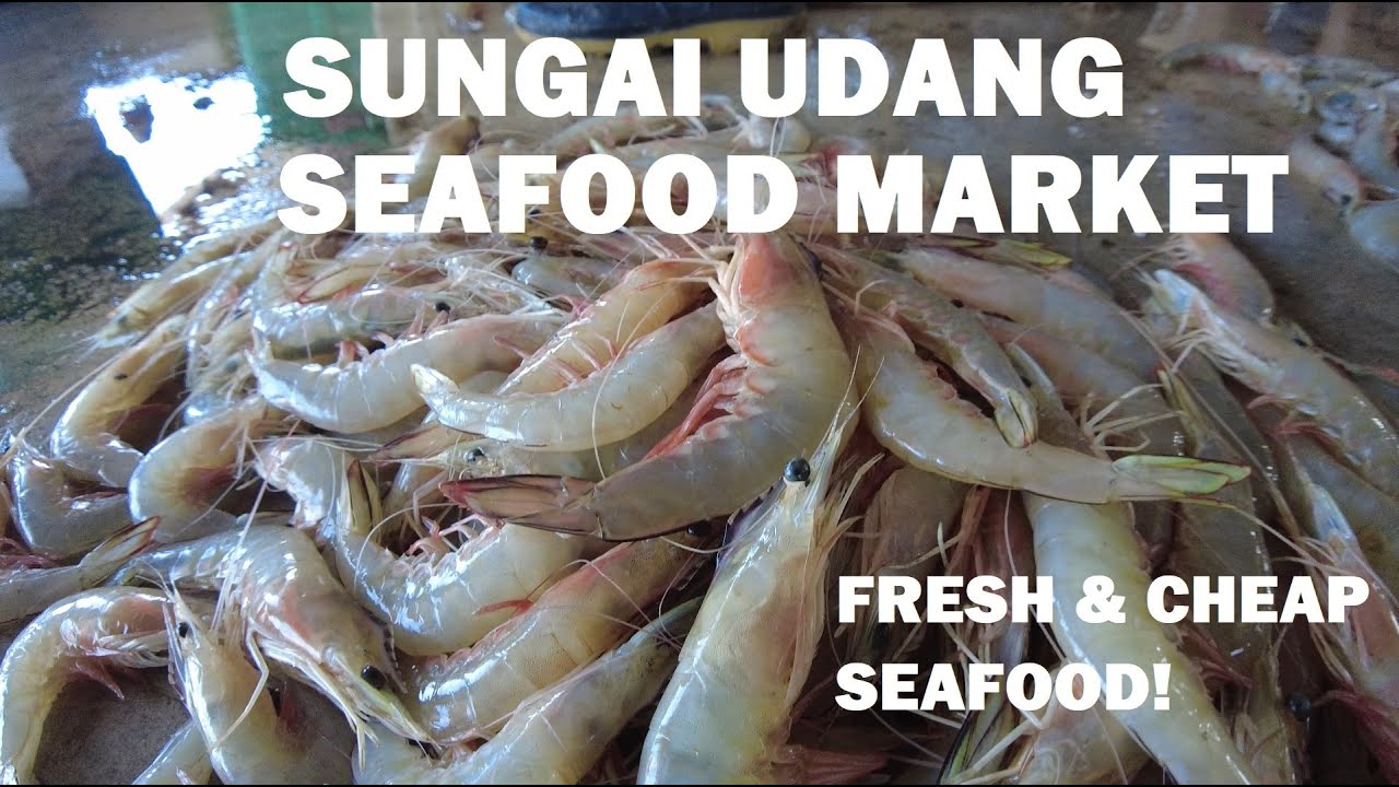 Sg Udang Fishing Village: Fresh seafood market/ restaurant 1 hour away from Penang near Nibong Tebal