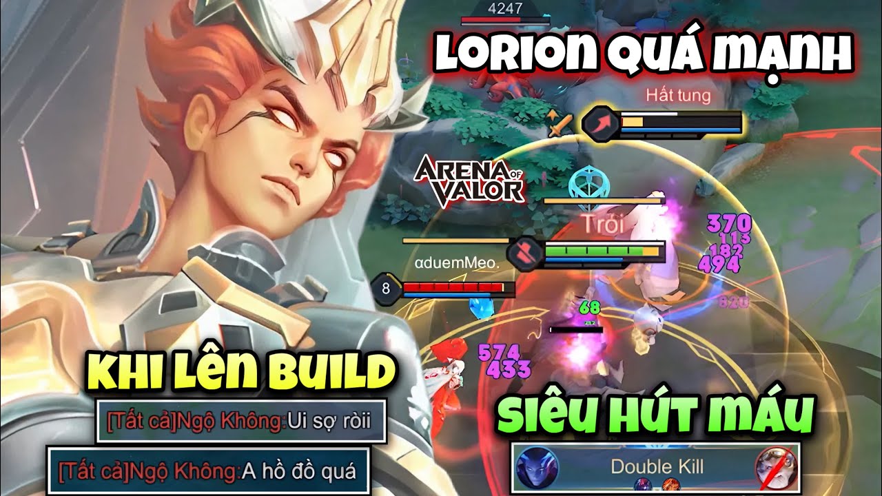 Lorion Quá Mạnh Khi Lên Build “ Siêu Hút Máu “ Dame To Lại Còn Quá Trâu Khiến Team Bạn Khóc Thét NTN