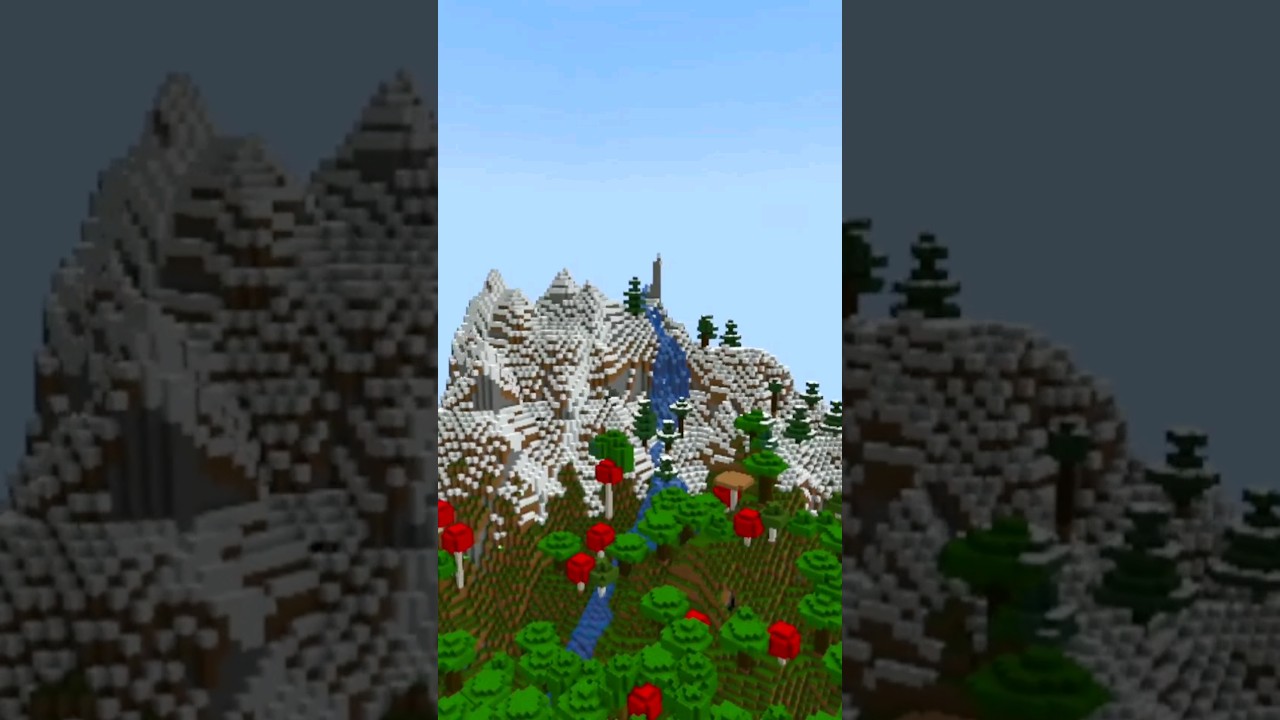 MINECRAFT'S BIOMES ARE WONDERFUL! #minecraft #minecraftideas
