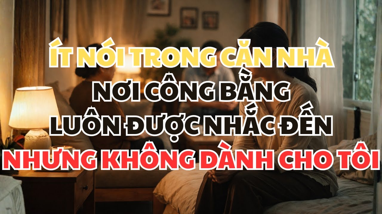 Ít nói trong căn nhà nơi công bằng luôn được nhắc đến nhưng không dành cho tôi