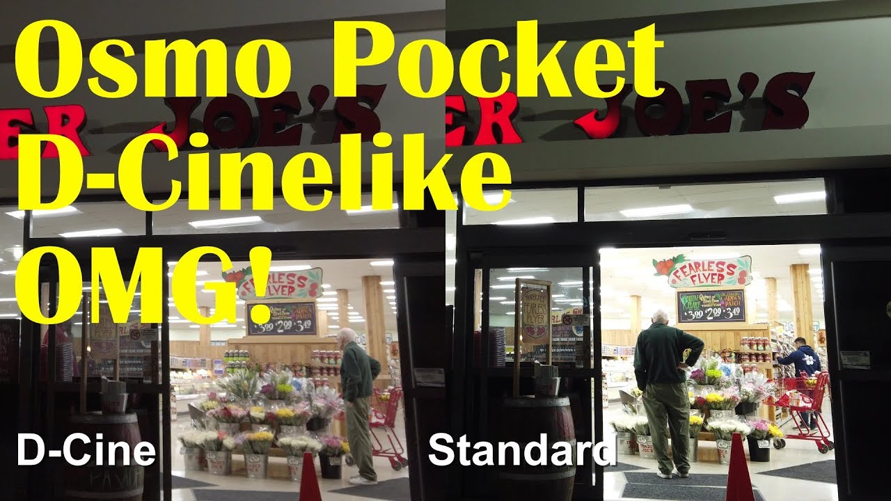 DJI Osmo Pocket D-Cinelike test 1