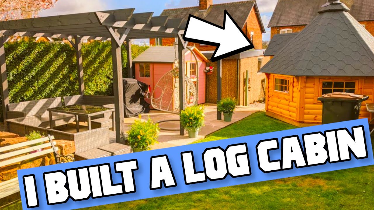 How to build a LOG CABIN!!