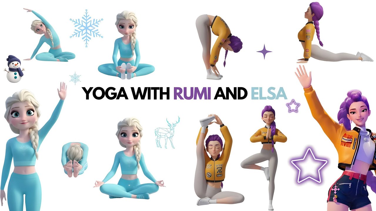 Rumi & Elsa&rsquo;s Magic Yoga Party | Stretch, giggle & shine!