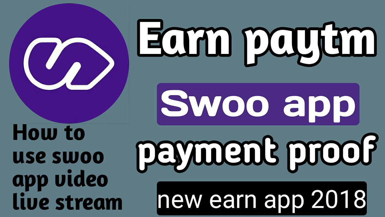 Earn money Swoo app | How to use swoo live video and broadcast app