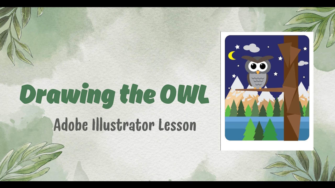 New Updated Drawing of the Owl in Illustrator   2026
