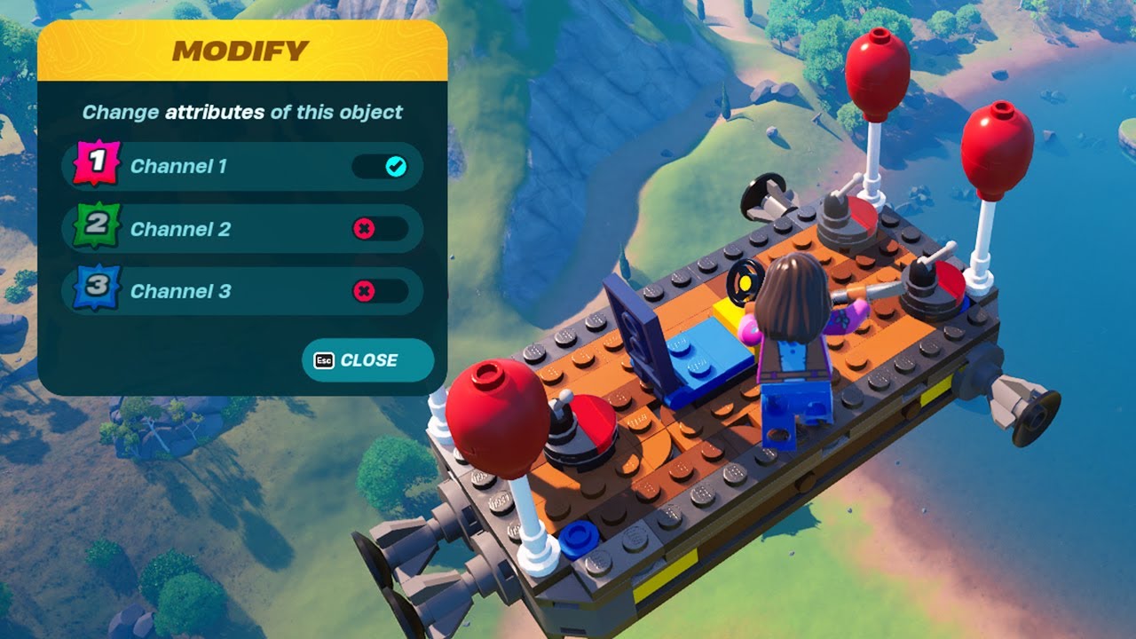Первый управляемый САМОЛЕТ в LEGO Fortnite...