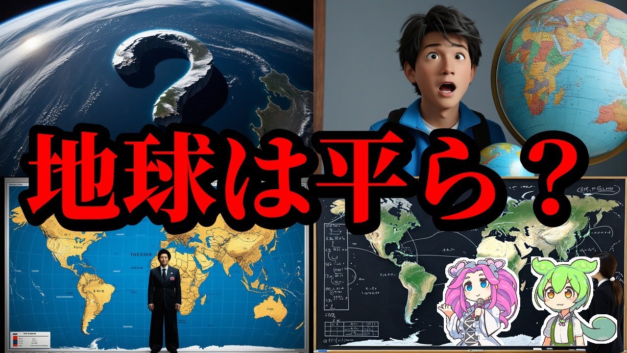 【衝撃】地球平面説とは何か？信じる人が増える本当の理由【ずんだもん＆ゆっくり解説】