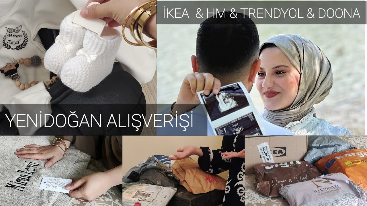 YeniDoğan Alışverişim 🛍️ CİNSİYETİMİZ NE♀️♂️ Kargo açılımı | Doona Bebek Arabası| H&M-İKEA-TRENDYOL