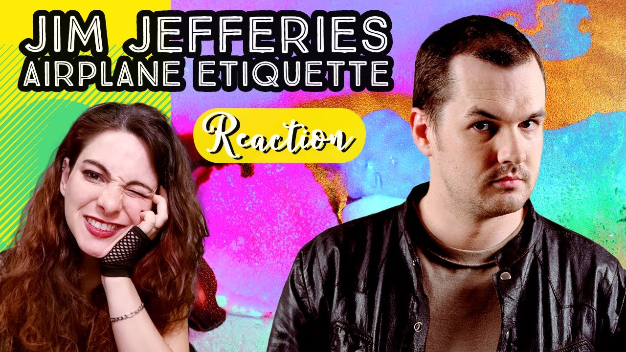 American Reacts - JIM JEFFERIES - Airplane Etiquette