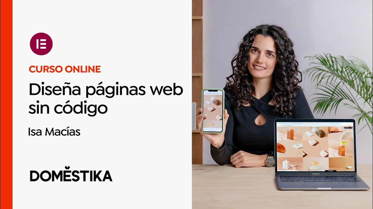 Dise&ntilde;o Web SIN C&oacute;digo con Elementor y Wordpress - Curso de Isa Mac&iacute;as | Domestika