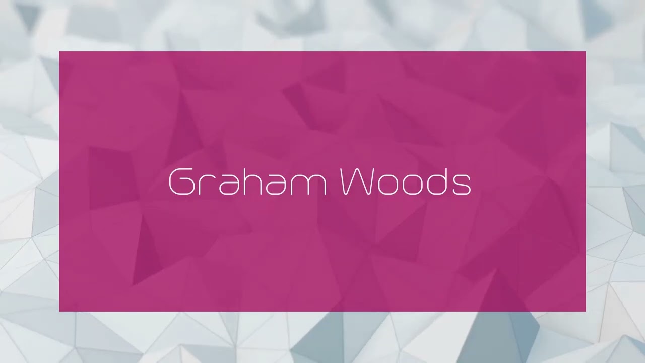 Graham Woods - appearance
