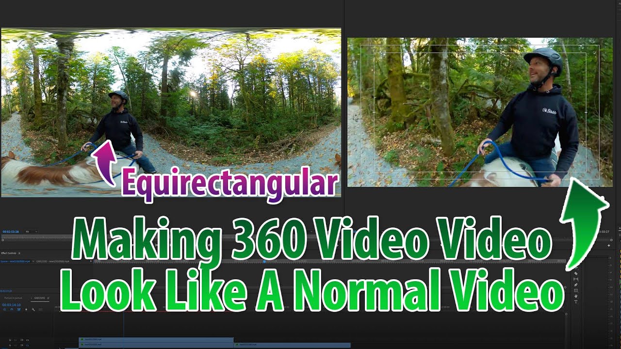 How To Reframe 360 Video Footage In Premiere Pro and GoProFX Reframe