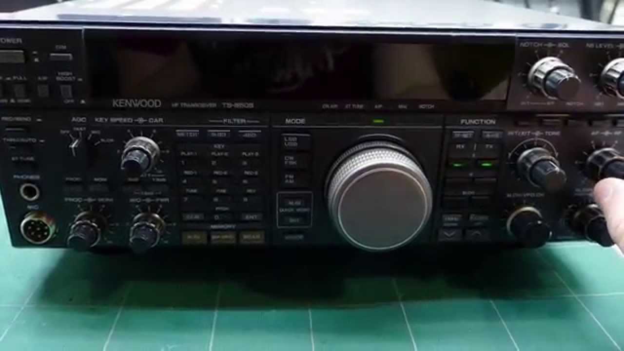 Reparacion Kenwood TS850S display   car unit   tx power