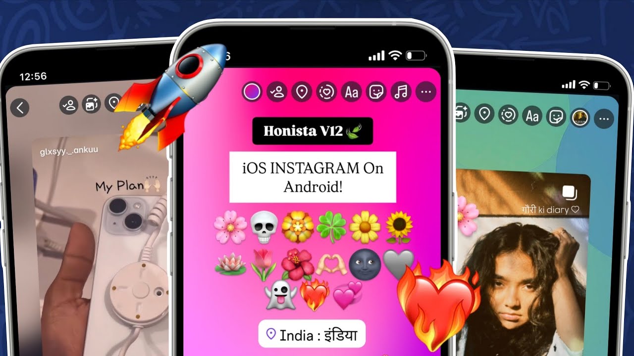 HONISTA V12 NEW UPDATE !! FULL IOS INSTAGRAM ON ANDROID 2026 🍎 | IPHONE STORY IOS 18.4 EMOJIS FONTS!