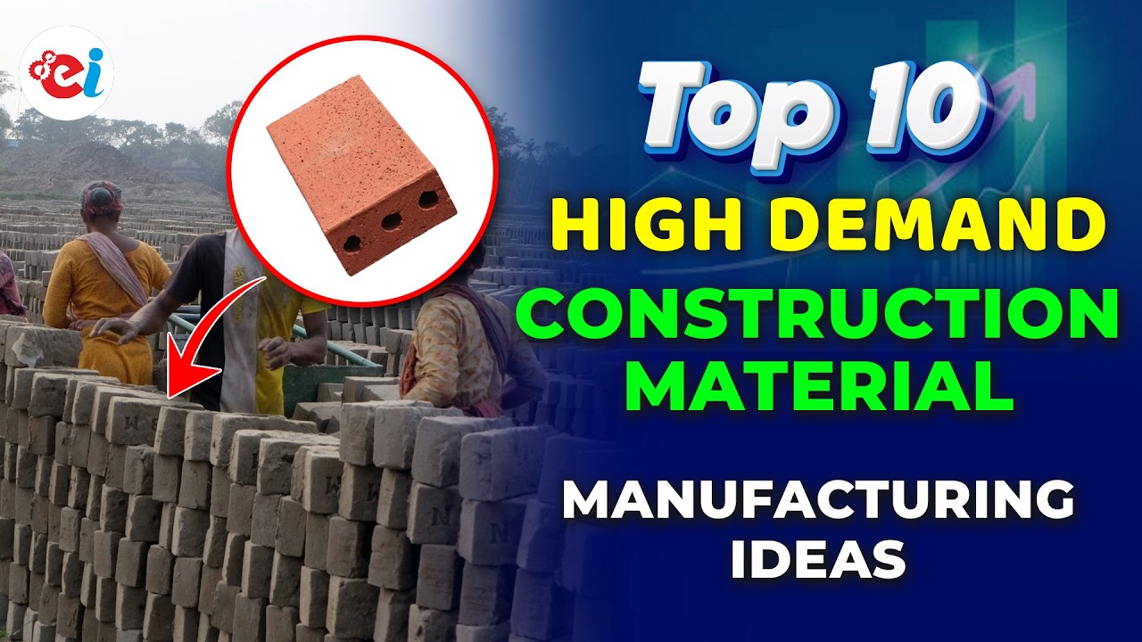 Construction Material Manufacturing Ideas That Are BOOMING Right Now