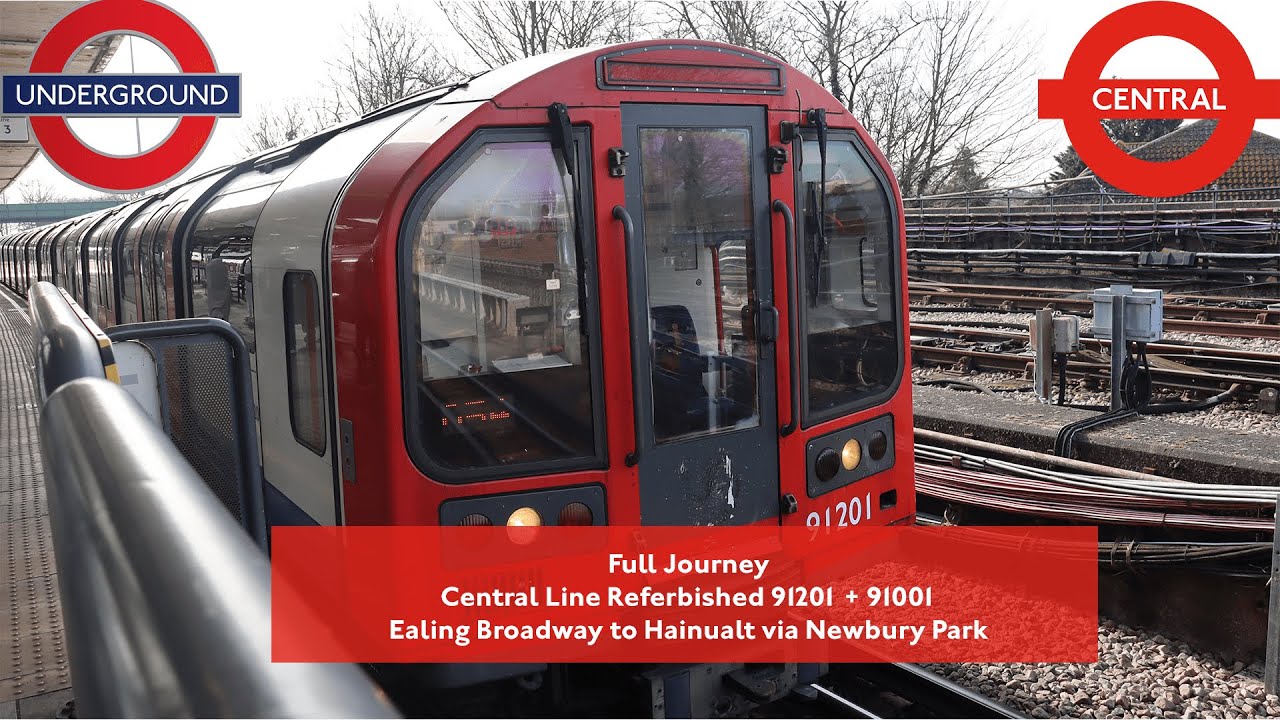 Full Journey | Central Line Refurbishment to Hainault via Newbury Park