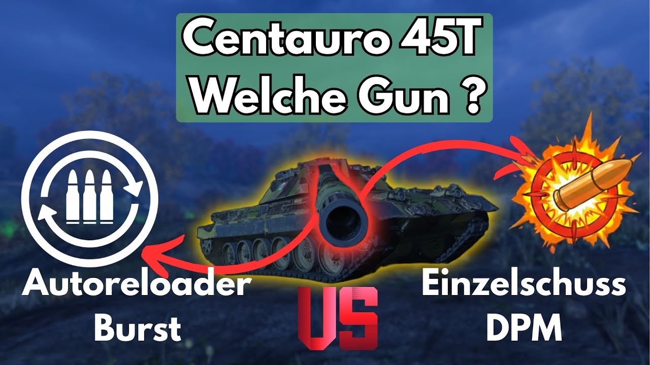 Centauro 45t NEUE BUFFS | Einzelschuss vs. Reverse Autoreloader VERGLEICH  #ReverseAutoloader