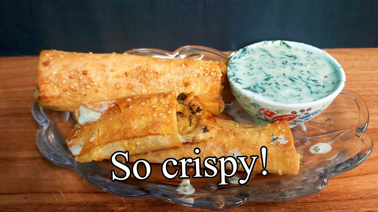 Delicious , Potato & Mushroom Wraps | So Crispy! ✨