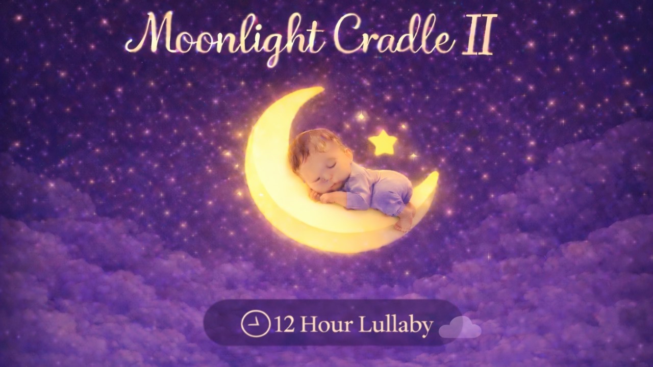 Baby Sleep Music ♫ with Shh Sound 🌙 12 Hours of Soothing Bedtime Songs   | White Noise Lullaby